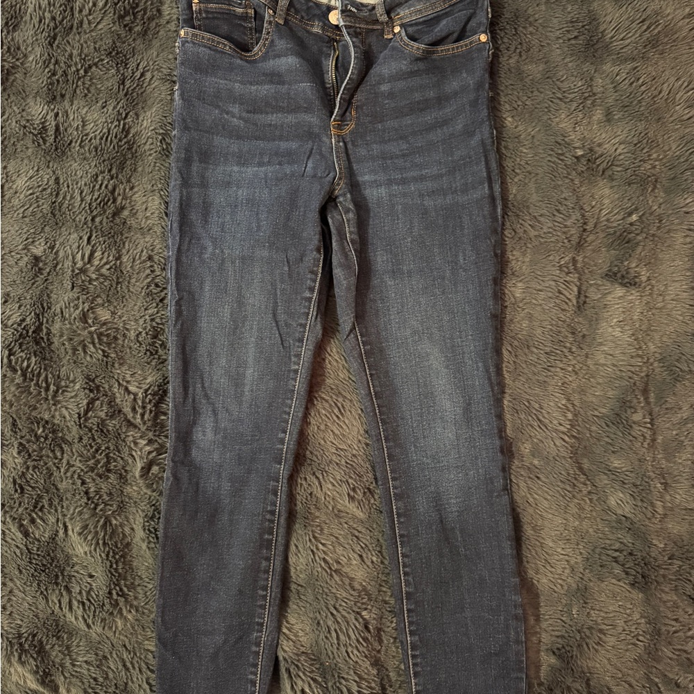 Seven7 Dark Blue Women's Skinny Jeans